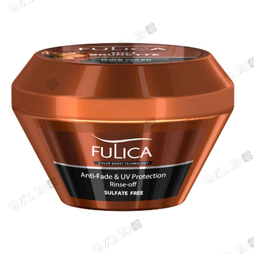 ماسک تقویت کننده و نرم کننده موی قهوه‌ای و مشکی فولیکا